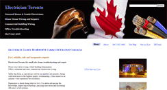 Desktop Screenshot of electriciantoronto.ca